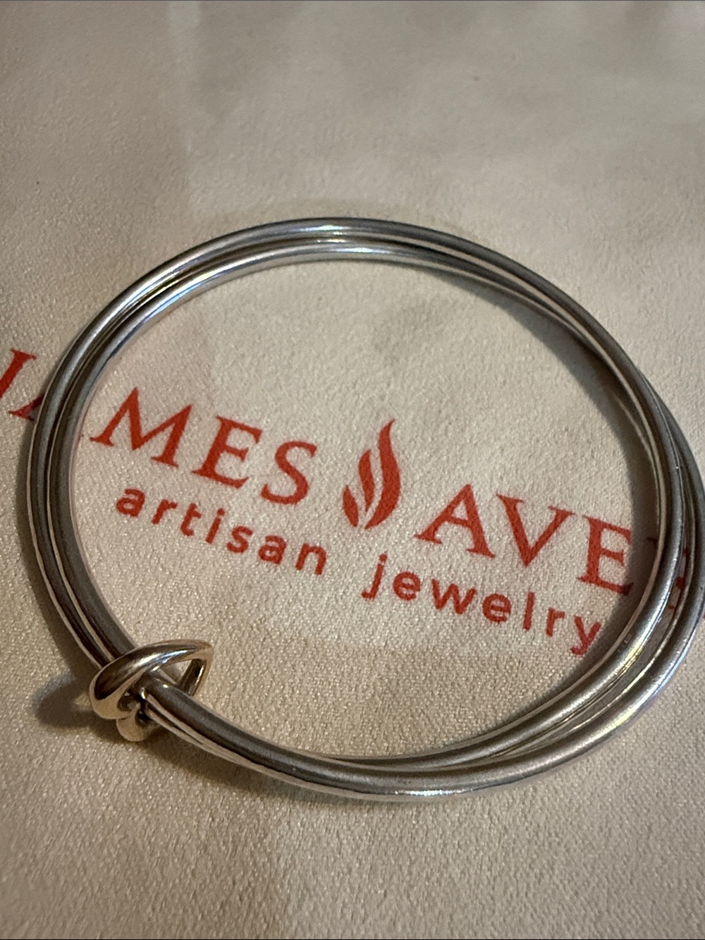 James Avery Heart of Gold Combo Bangle Bracelet preloved